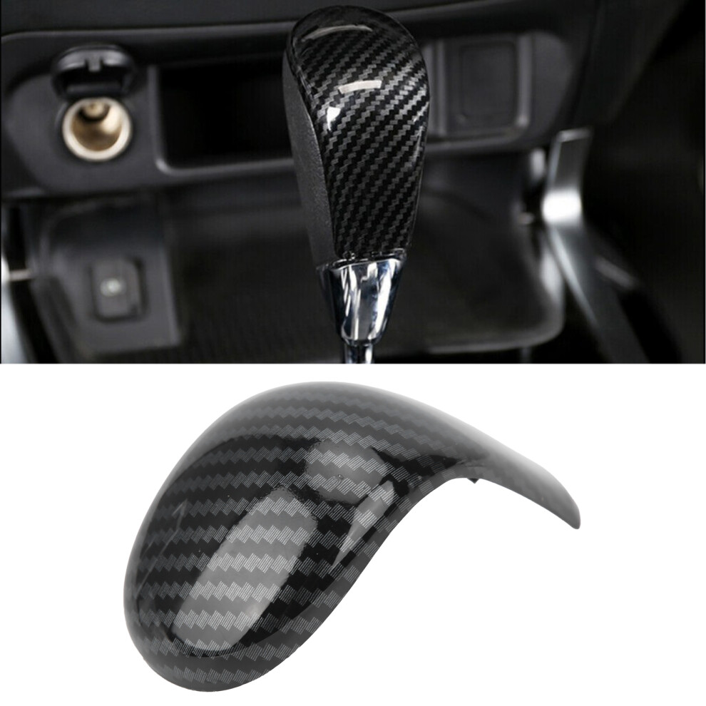 Carbon Fiber Style Shift Knob Cover For Nissan Navara Frontier Np300 4921359974346