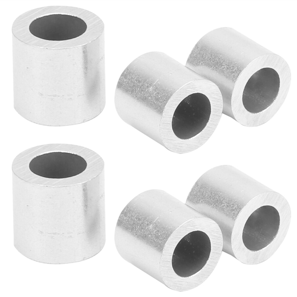 100Pcs Aluminum Crimping Loop Sleeve M6 Steel Wire Rope Industrial Supplies-image-OPC-PMWRBMH-NEW