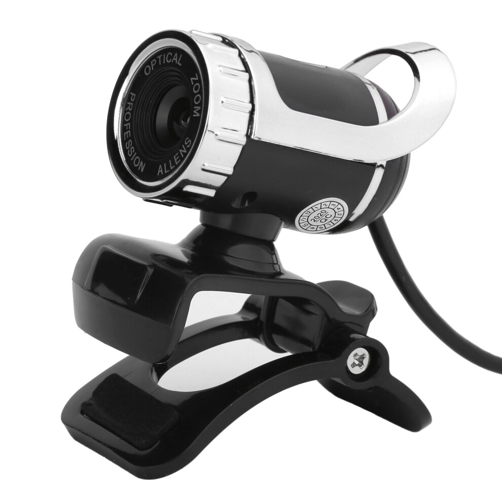 Hxsj S9 1080P Rotatable Webcam With Mic, Manual Focus, 2Mp, Silver 8421359975245