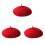 3 Wollen Buiten Winter Rood 2