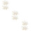 3 Paren Imitatie Parel Sieraden Bruidsdecoratie 10