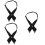 3 Unisex Stropdas Decoratieve Bruidsjonker Feest Prom 9