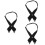 3 Unisex Stropdas Decoratieve Bruidsjonker Feest Prom 8