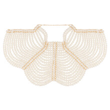 1 Vrouwelijke Bodyketting Borstketting Sieraden Wit