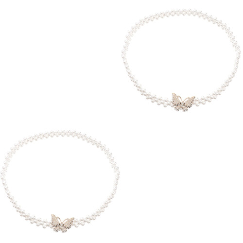 2 Openwerk Tailleketting Bruid Wedding Decoratie Wit 2