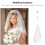 Elegant Bruilofts Sluier Hoofdband Met Versiering 10