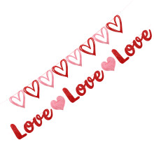 8 Valentine Banner Für Zimmer Und Party