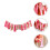 2Stk Baby Erster Banner Rot 9