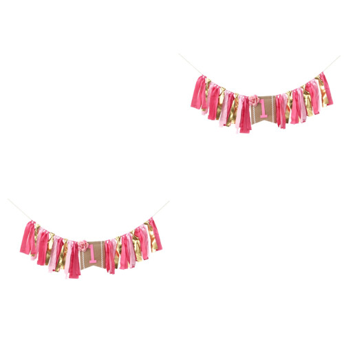 2Stk Baby Erster Banner Rot 2