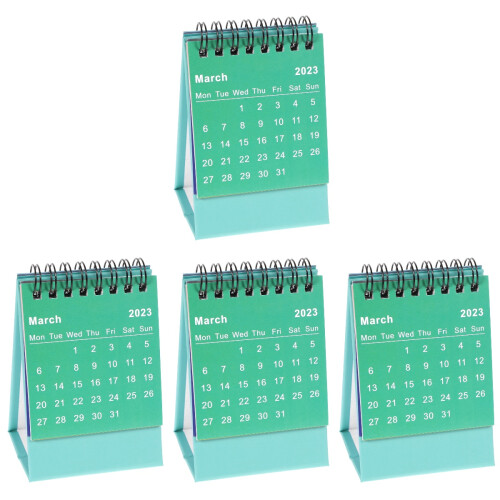 4Stk Steh Kalender Monatskalender Für Schule 1