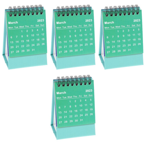 4Stk Steh Kalender Monatskalender Für Schule 2