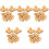 500 Stk. Holzschnitte Bastelbogen Unfertige Hasenform 5