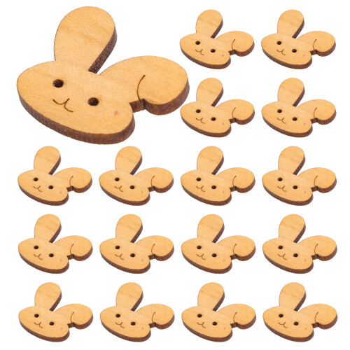 500 Stk. Holzschnitte Bastelbogen Unfertige Hasenform 1