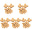 500 Stk. Holzschnitte Bastelbogen Unfertige Hasenform 4