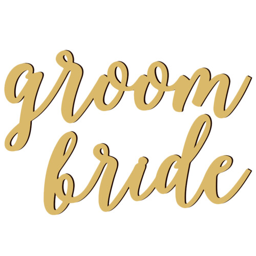 4 Sets Holz Schilder Für Hochzeitsstühle