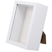 2Stk White Specimen Display Holz Mit Für Erinnerungsstücke