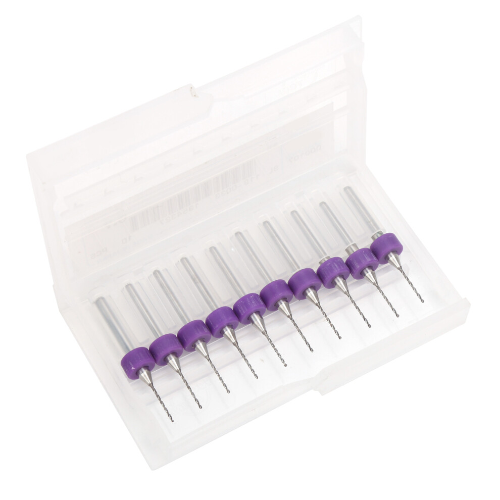 10Pcs Tungsten Carbide Nozzle Cleaning Needle Micro Drill Bit 0.7Mm 7661359976373