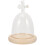 3Stk Display Dome Mit Holzunterteil 1