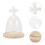 3Stk Display Dome Mit Holzunterteil 10