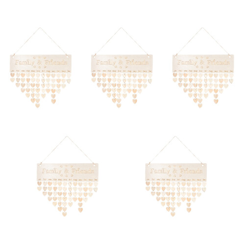 5 Sets Holz Kalender Für Und Freunde Geburtstage 2