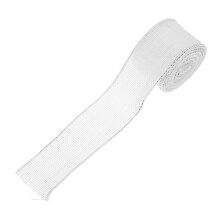 4 Rolls Jute Geschnürtes Band Weiß Für Basteln Kränze Geschenke