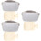 3 Sets Heizflasche Mit Plüschgurt Warmwasserflasche 7