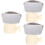 3 Sets Heizflasche Mit Plüschgurt Warmwasserflasche 6