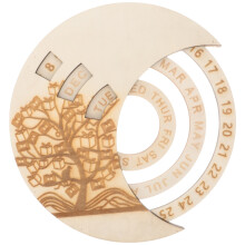 4Stk Mond Design Hängender Kalender