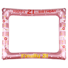 2 Stk. Aufblasbarer PVC Für 21. Party Zubehör