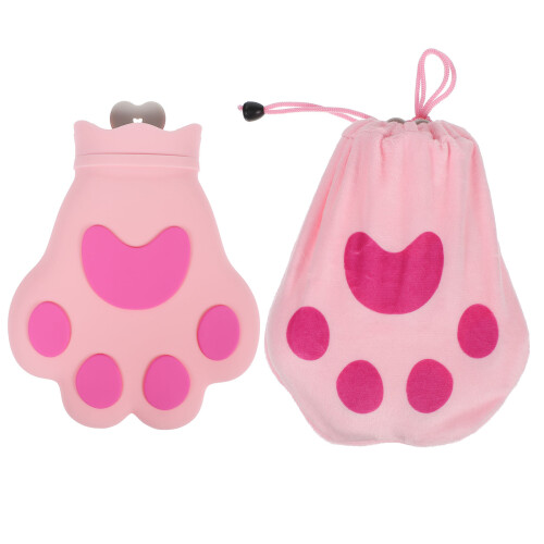 2 Sets Katzenpfotenförmige Handwärmer Mit Und Beutel
