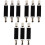 3 Sets Pullover Clips Kleidungs Ketten Schal Schnallen 4