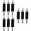 3 Sets Pullover Clips Kleidungs Ketten Schal Schnallen 8