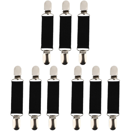 3 Sets Pullover Clips Kleidungs Ketten Schal Schnallen 2