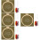 4 Sets Stickgarn Handgemachter Praktisches Kreuzstich Set 9