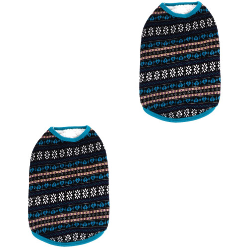 2Stk. Pet Rollkragenpullover Strickjacke Für Herbst Winter 2