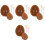 4 Sets Silikon Schokoladenform Form Hitzebeständige Kekseform 5