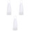 3-teiliges -Schleier-Set mit Blumenkranz Haarschmuck 3