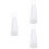 3-teiliges -Schleier-Set mit Blumenkranz Haarschmuck 6