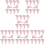 60 Sets Elegante Mit Schleifen Design 11