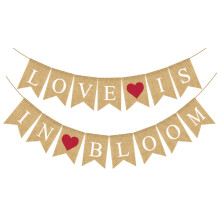 3Stk Buchstabenfahne Love Is Buntstoff Rotes Herz
