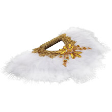 5St Handheld Plume Fächer Für Frauen Hochzeitskostüm Eleganter