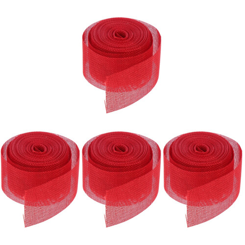 4 Rolls Geschenkband Blumenstrauß Partydekoration 1