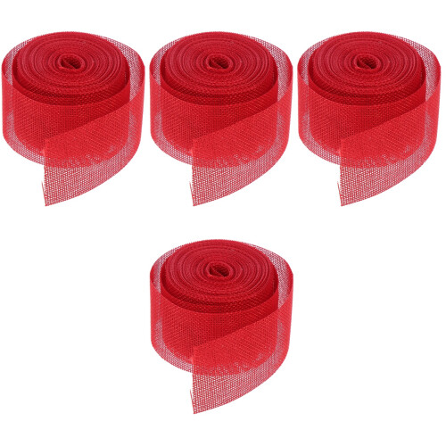 4 Rolls Geschenkband Blumenstrauß Partydekoration 2