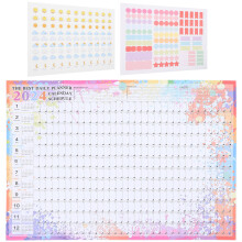 2Stk Haushaltskalender Büro Wandkalender Englisch Monatskalender