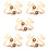 5 Sets Werden Mama Papa Sash Gürtel Corsage Pin Armbinde 8