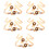 5 Sets Werden Mama Papa Sash Gürtel Corsage Pin Armbinde 7
