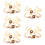 5 Sets Werden Mama Papa Sash Gürtel Corsage Pin Armbinde 11