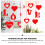 22 Valentinstag Hängendes Herz (Rot) 8