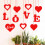 22 Valentinstag Hängendes Herz (Rot) 6