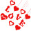 22 Valentinstag Hängendes Herz (Rot) 3
